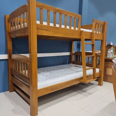 เตียง2ชั้น ไม้สัก ลดราคาสุดพิเศษ 