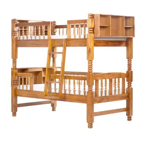 เตียง2ชั้น ไม้สักแท้รุ่น จัมโบ้