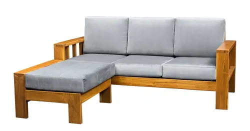 ชุดโซฟาเข้ามุมไม้สักแท้ เลือกสีผ้าได้ 29,900บาท