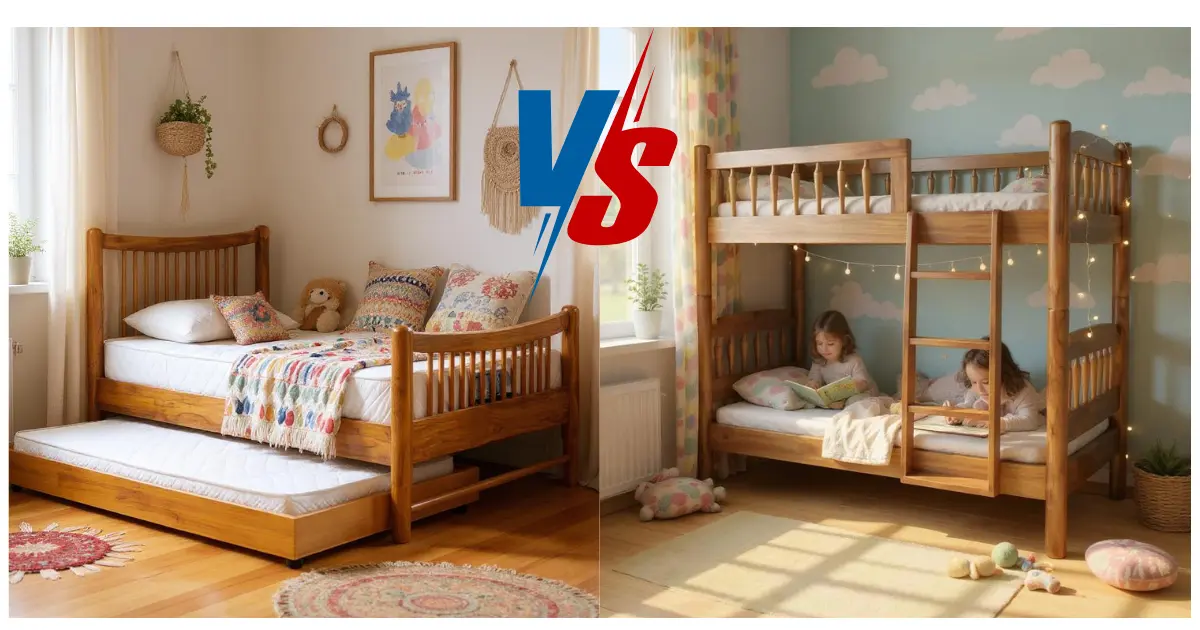 เตียงสำหรับบ้านที่มีลูก 2 คน: ลิ้นชักเสริม VS เตียงสองชั้น แบบไหนใช่กว่ากัน?