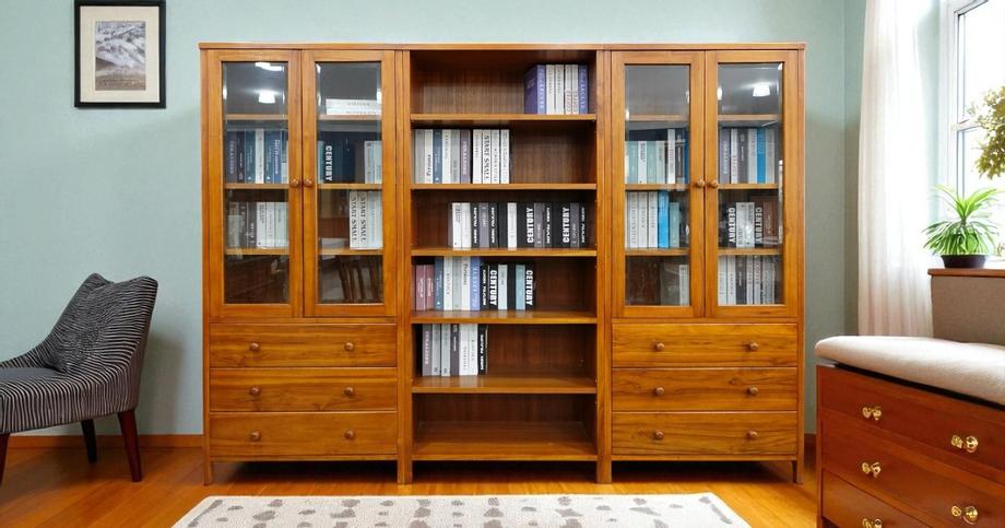 ตู้หนังสือไม้สัก สั่งผลิตจากโรงงานโดยตรง  ออกแบบเรียบง่าย สไตล์คลาสสิค ลงตัวทุกมุมห้อง แข็งแรง ทนทาน ใช้งานได้ยาวนาน โดดเด่นด้วยบานกระจกใส โชว์หนังสือหรือของสะสมได้อย่างสวยงาม พร้อมลิ้นชักเก็บของด้านล่าง เพิ่มพื้นที่จัดเก็บให้เป็นระเบียบ  ✔ บานกระจกโชว์ของสวยงาม ✔ ลิ้นชักเก็บของเอนกประสงค์ ✔ ดีไซน์คลาสสิค เหมาะกับทุกสไตล์ห้อง ✔ แข็งแรง ทนทาน ไม่กลัวปลวก  ขนาดและดีไซน์สามารถสั่งผลิตตามต้องการได้ เหมาะสำหรับบ้าน, ห้องทำงาน, หรือมุมอ่านหนังสือ เพิ่มบรรยากาศอบอุ่น หรูหราให้กับพื้นที่ของคุณ  สนใจติดต่อสอบถามหรือสั่งผลิตได้ที่ อุดมเฟอร์นิเจอร์ 📍 สาขาลาดพร้าว 081-822-3162 📍 สาขาราชพฤกษ์ 02-422-6365