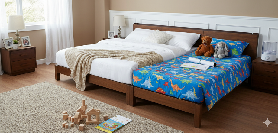 เตียงนอนไม้สัก