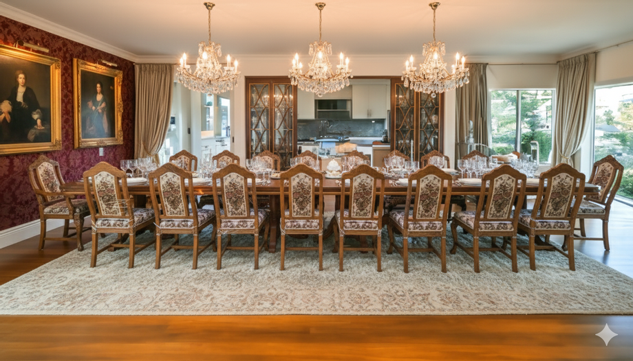 โต๊ะอาหาร 22 ที่นั่ง