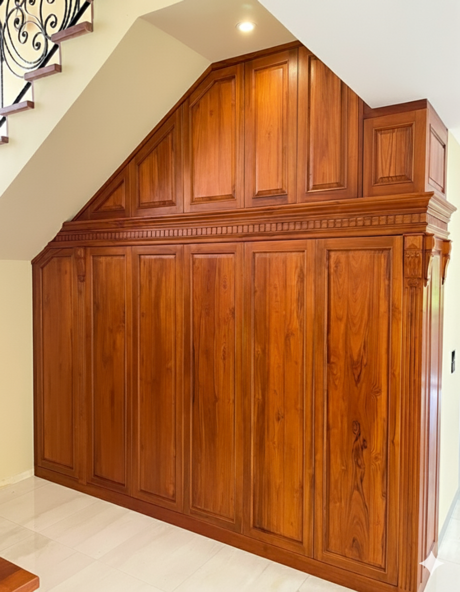  ไอเดียการใช้พื้นที่ใต้บันไดให้เกิดประโยชน์สูงสุด ด้วยการทำตู้เก็บของบิวท์อินที่ออกแบบมาอย่างชาญฉลาดจาก อุดมเฟอร์นิเจอร์