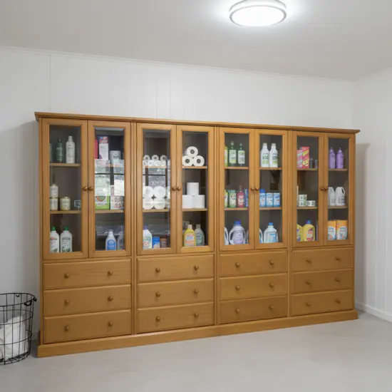 ตู้เก็บของ ขนาด 3.20เมตร สูง 2.00เมตร (ตู้เก็บจาน)