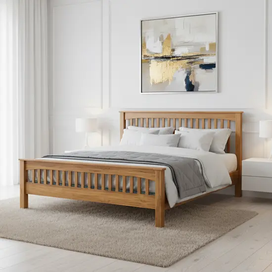 เตียงนอนไม้สัก รุ่น นิวสนธยา