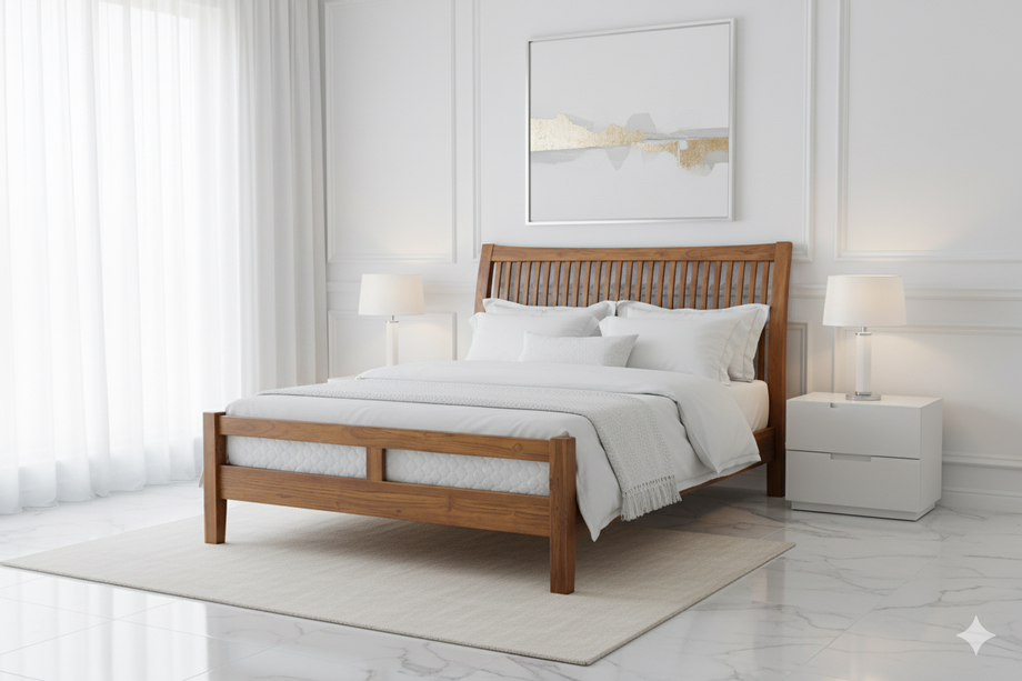 เตียงนอนไม้สัก