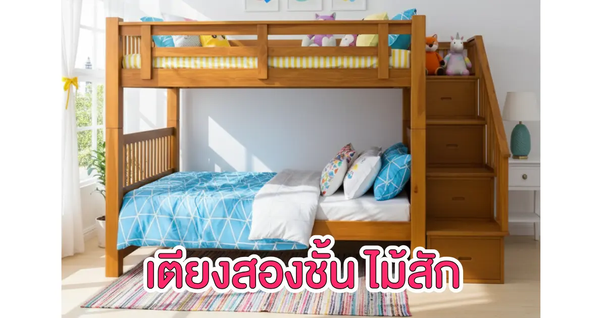 เตียงสองชั้น จากโรงงานอุดมเฟอร์นิเจอร์