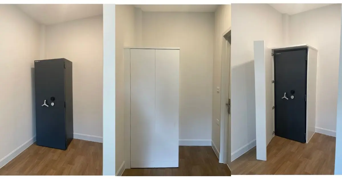 บริการทำตู้ครอบเซฟ Built-in เปลี่ยนตู้เหล็กหนักให้กลมกลืนกับบ้าน