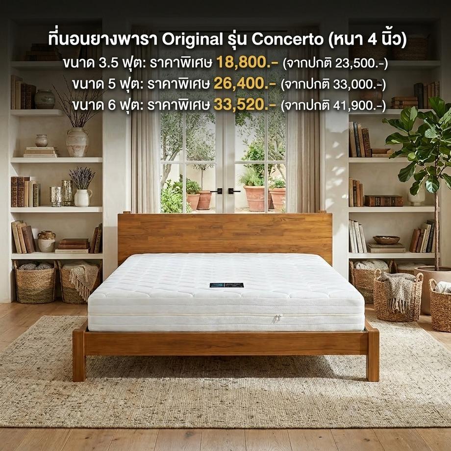 ที่นอนยางพาราแท้