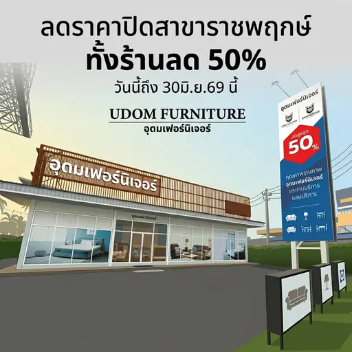 ลดราคาทั้งร้านปิดสาขาราชพฤกษ์