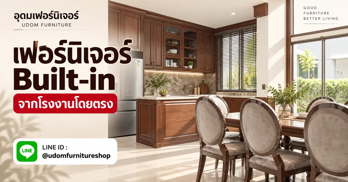 เฟอร์นิเจอร์ Built-in คุณภาพสูง จากโรงงานโดยตรง